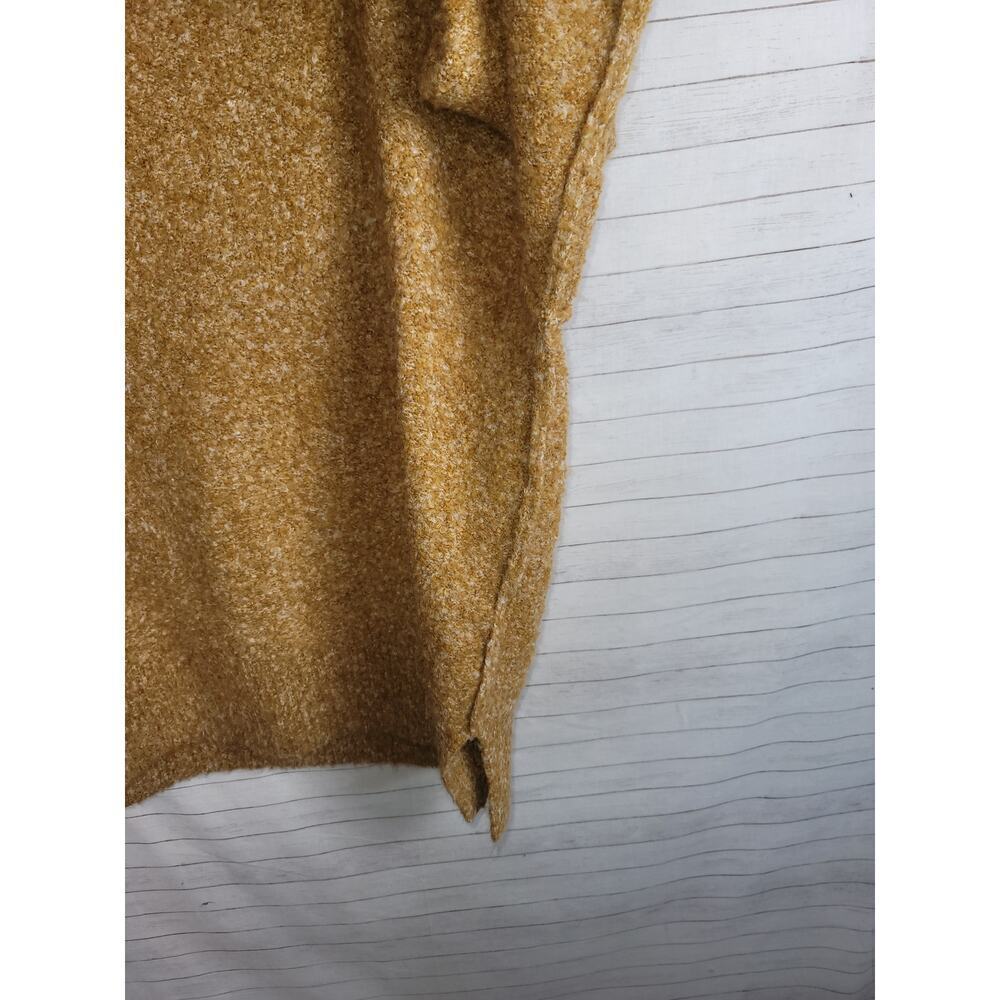 Free People Moira Wool-Blend Slouchy Tunic Sweater in Honeycomb, sz small - Picture 5 of 13